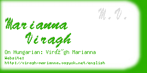 marianna viragh business card